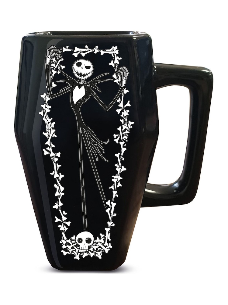 Pyramid International Black Nightmare Before Christmas Coffin Shaped Mug and Keychain Gift Set - Image 2 of 3