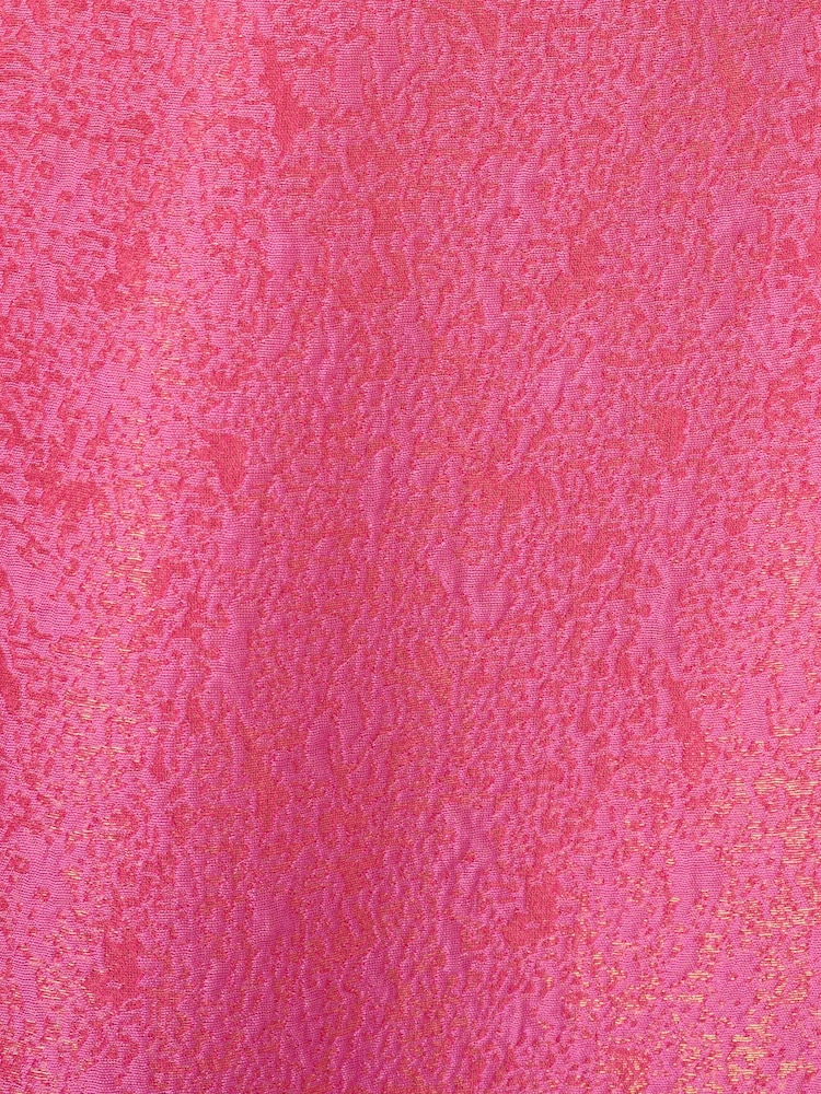 Adrianna Papell Pink Textured Jacquard Dress - Image 6 of 6 Adrianna Papell Pink Textured Jacquard Dress - Image 6 of 6