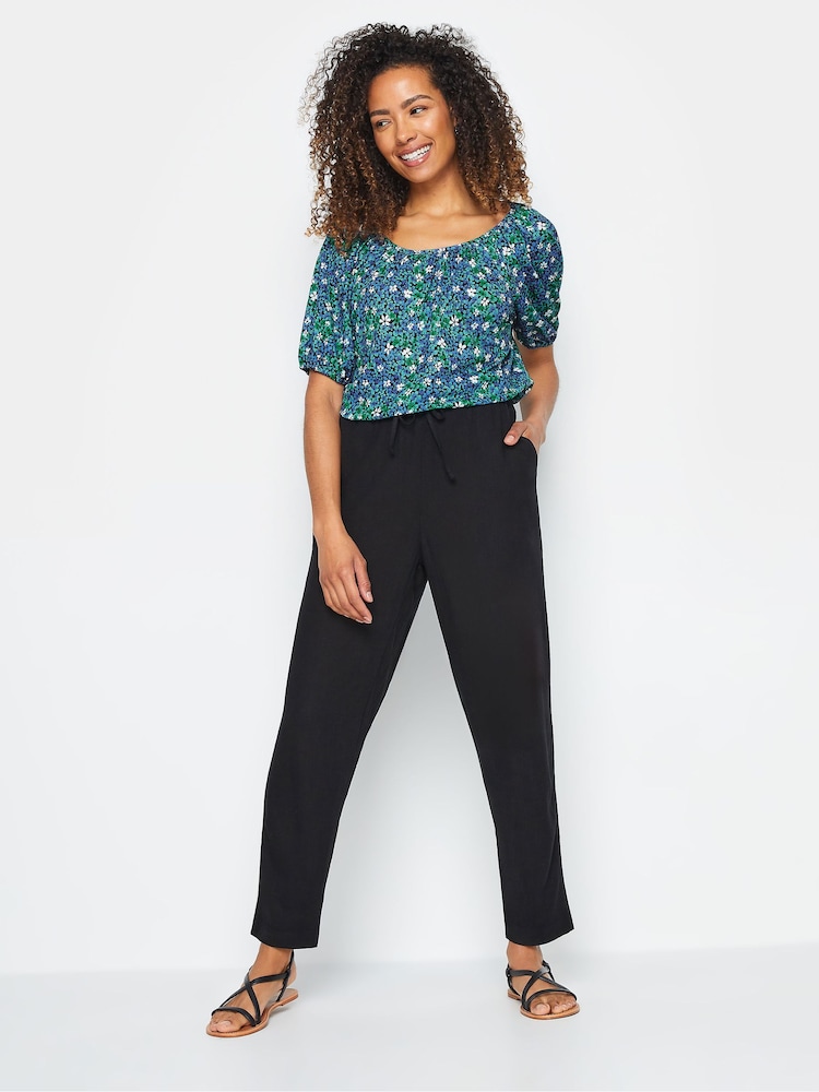 M&Co Ditsy Floral Short Sleeve Top - Imagem 2 de 5