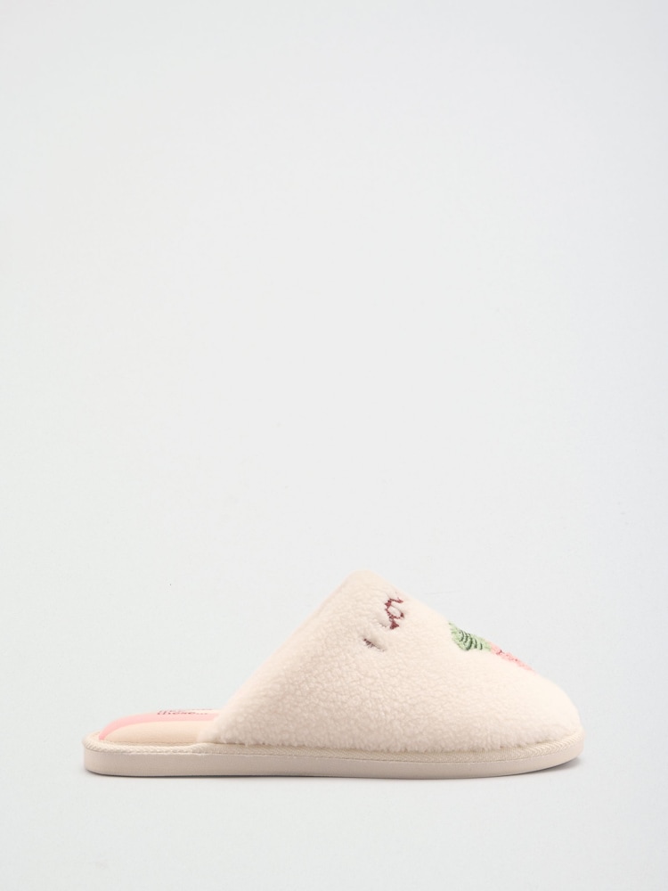 Cream - Friends Like These Borg Cosy Matcha Mule Slippers - 4এর মধ্যে 2 ছবি Cream - Friends Like These Borg Cosy Matcha Mule Slippers - 4এর মধ্যে 2 ছবি