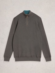 White Stuff Black Attadale Funnel Neck Jumper - Image 5 of 6