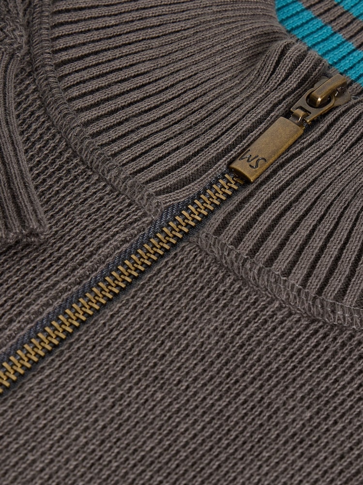 White Stuff Black Attadale Funnel Neck Jumper - Image 6 of 6