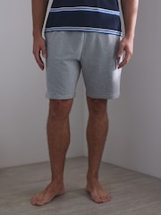 Blue Stripe Stripe Short Sleeve Jersey Pyjamas Set 2 Pack - Image 4 of 14