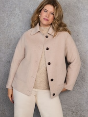 Live Unlimited Natural Short Double Face Jacket - Image 2 of 6