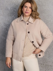 Live Unlimited Natural Short Double Face Jacket - Image 6 of 6