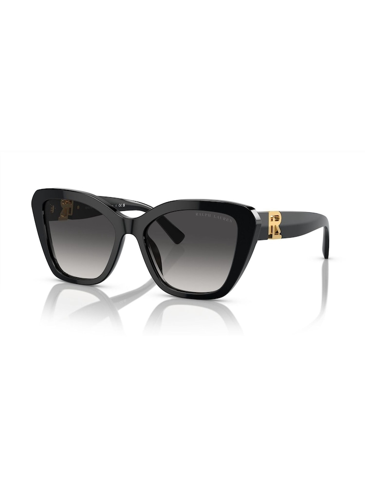Ralph Lauren Black The Isabel Butterfly Sunglasses - Image 5 of 5 Ralph Lauren Black The Isabel Butterfly Sunglasses - Image 5 of 5