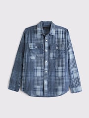 Abercrombie & Fitch Long Sleeve Double Cloth Shirt Jacket - Slika 7 od 7