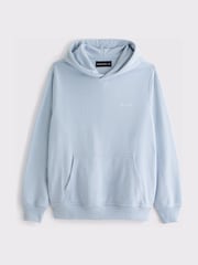 ライトブルー - Abercrombie & Fitch Logo Pop Over Hoodie - 画像 1 / 2