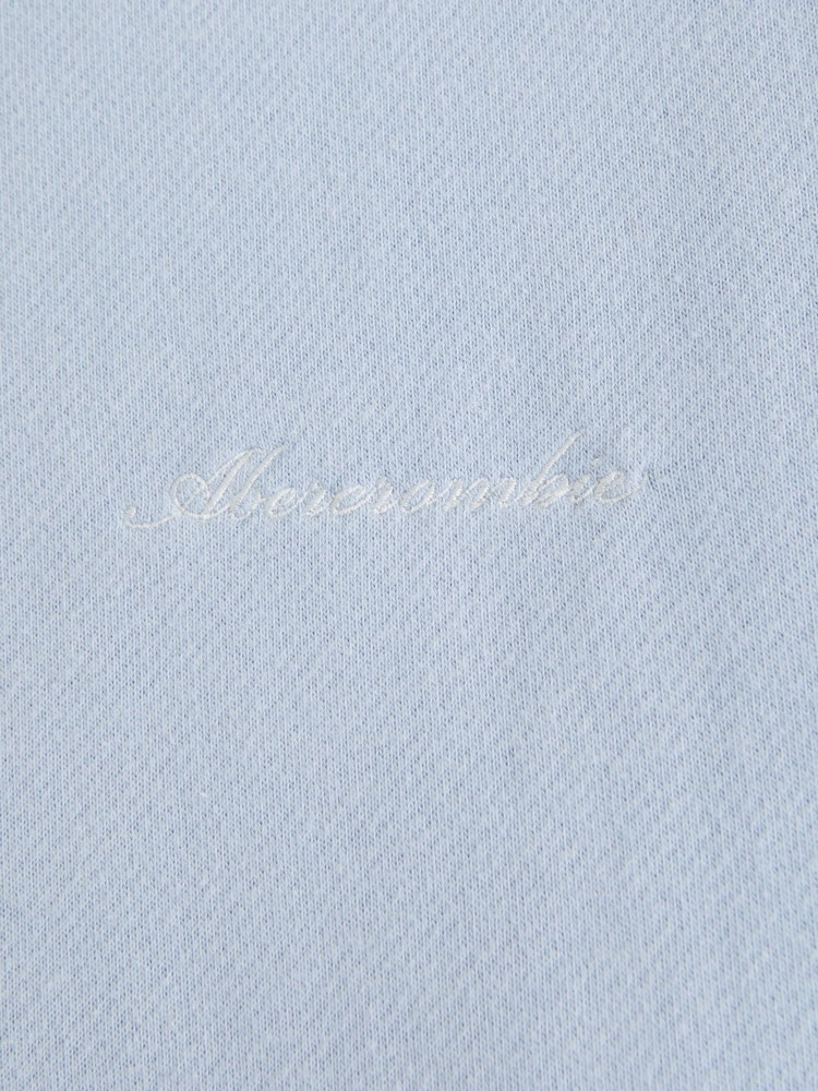 ライトブルー - Abercrombie & Fitch Logo Pop Over Hoodie - 画像 2 / 2