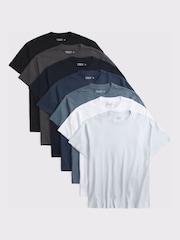 Abercrombie & Fitch Relaxed Essential T-Shirts 7 Pack - صورة 1 من 1