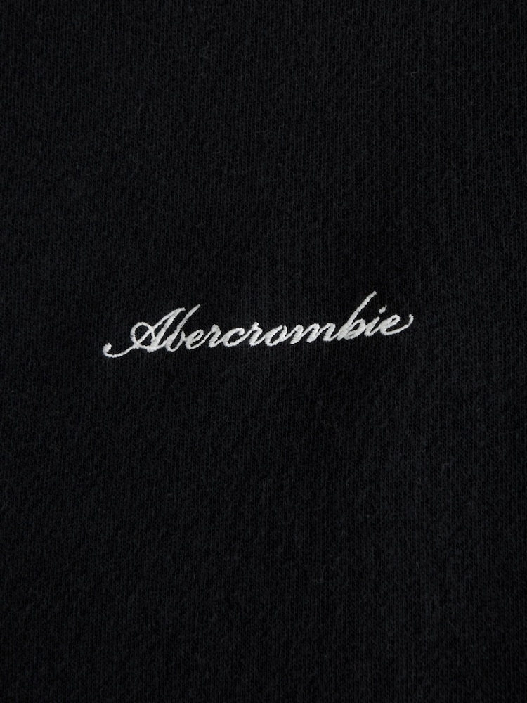 Abercrombie & Fitch Logo Full Zip Long Sleeve Hoodie - Imaginea 2 din 2