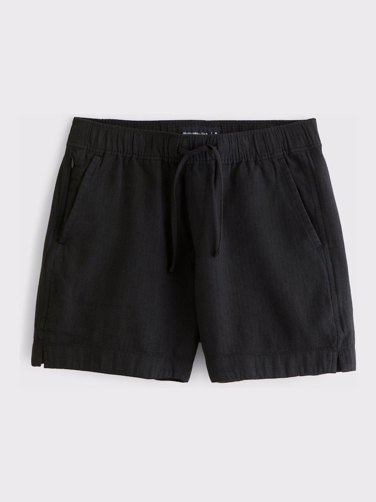 Abercrombie & Fitch Cotton Textured Pull-On Shorts - תמונה 1 מתוך 4 Abercrombie & Fitch Cotton Textured Pull-On Shorts - תמונה 1 מתוך 4