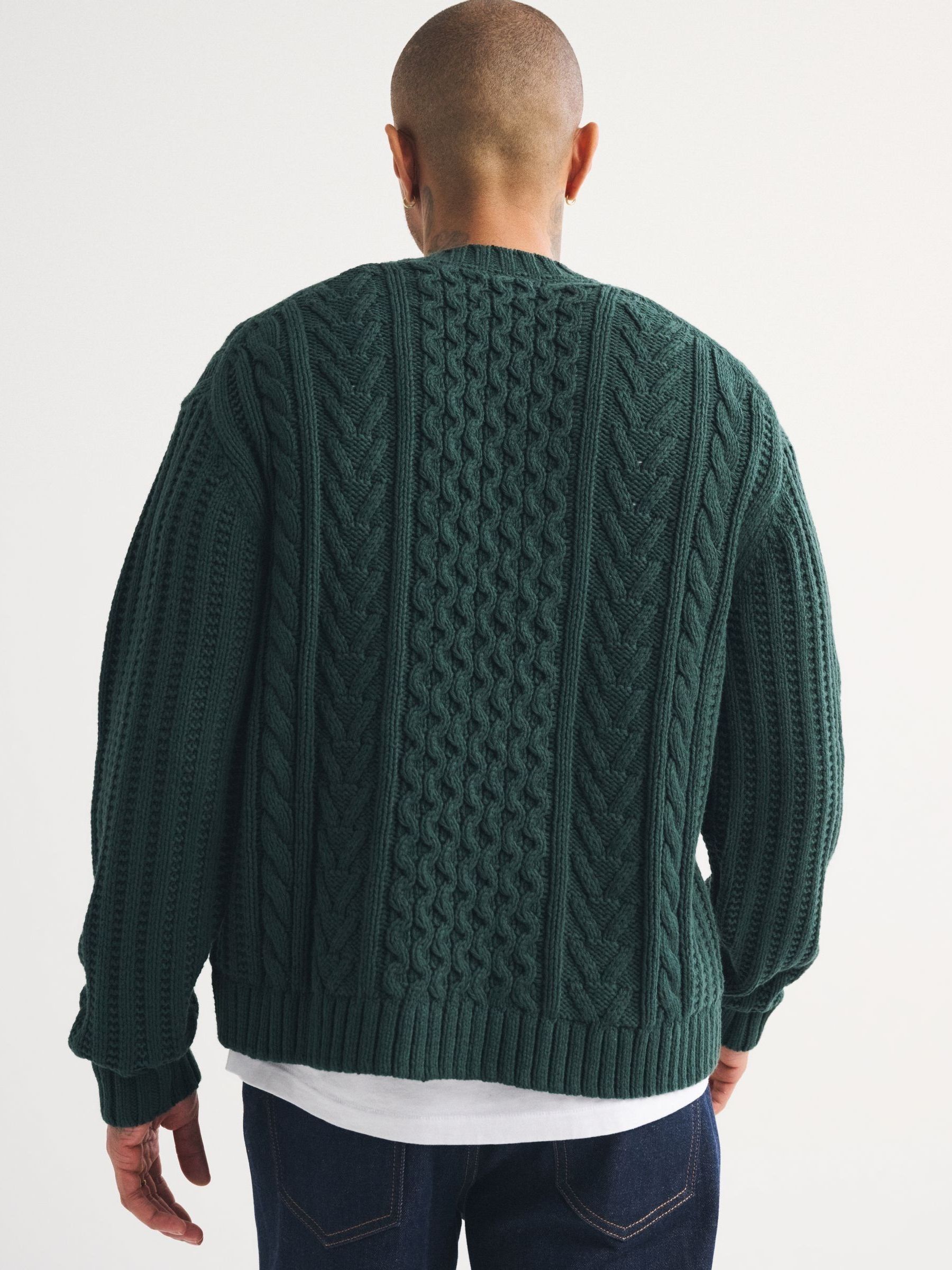 GUINNESSギネスビールダックジャケット刺繍ロゴグランジユニセックスカーキМ Buy Abercrombie & Fitch Green Guinness Logo Crew Neck Jumper from