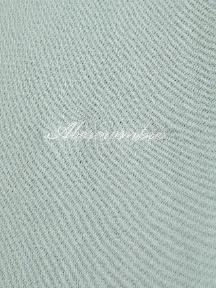 Abercrombie & Fitch Green Logo Crew Neck Sweatshirt - Image 2 of 2