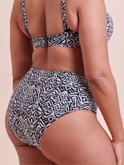 Curvy Kate Wild Horizon High Waist Black Bikini Briefs - Bild 2 von 5