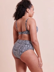 Curvy Kate Wild Horizon High Waist Black Bikini Briefs - Bild 4 von 5