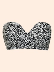 Curvy Kate Wild Horizon Bandeau Strapless Multiway Schwarz Bikini Top - Bild 6 von 6
