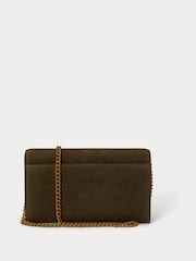 Lauren Ralph Lauren Green Adair II Suede Chain Strap "Crossbody" Clutch Bag - Image 2 of 5