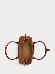 Lauren Ralph Lauren Brown Marcy Large Suede East West Tote Bag - Image 4 of 5