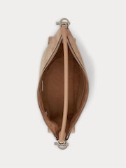 Lauren Ralph Lauren Natural Blaike Suede Large Slouchy Shoulder Bag - Image 4 of 5
