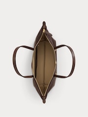 Lauren Ralph Lauren Brown Keaton Medium Nylon Tote Bag - Image 4 of 5