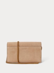 Lauren Ralph Lauren Natural Adair II Suede Chain Strap Cross-Body Clutch Bag - Image 2 of 6