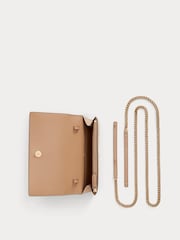Lauren Ralph Lauren Natural Adair II Suede Chain Strap Cross-Body Clutch Bag - Image 5 of 6