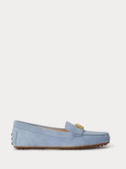 Lauren Ralph Lauren Blue Barnsbury Suede Driving Loafers - Image 1 of 4