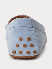 Lauren Ralph Lauren Blue Barnsbury Suede Driving Loafers - Image 4 of 4