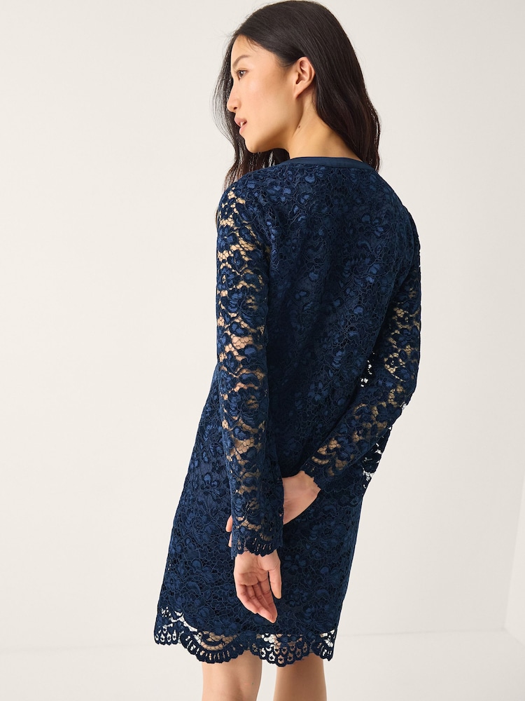 Monsoon Verina Velvet Lace Mini Dress - صورة 2 من 5 Monsoon Verina Velvet Lace Mini Dress - صورة 2 من 5