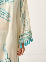 Καφτάνι με στάμπα Monsoon Pam και φοίνικες - Εικόνα 5 από 6