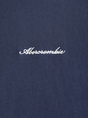 Abercrombie & Fitch Blue Logo Short Sleeve Crew Neck T-Shirt - Image 2 of 2