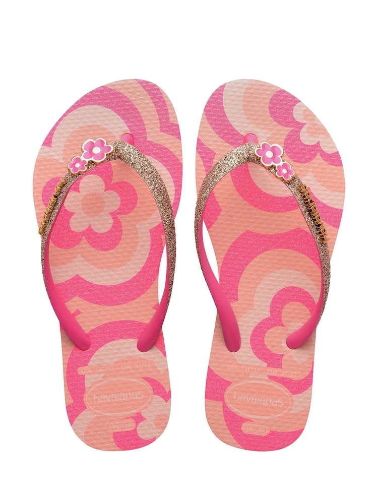 Havaianas Slim Glitter Flip Flops - Slika 1 od 6 Havaianas Slim Glitter Flip Flops - Slika 1 od 6