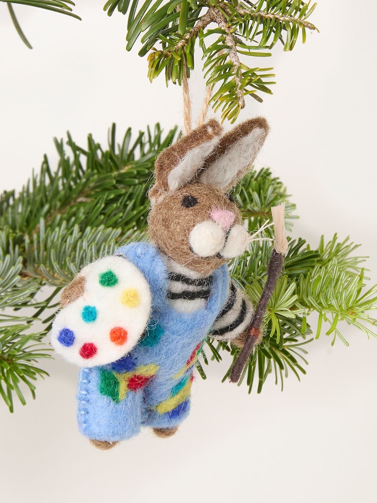 FatFace Felt Christmas Decoration - תמונה 2 מתוך 3
