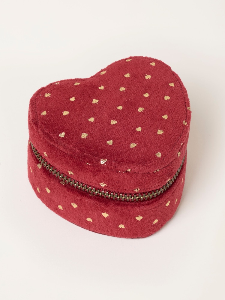 FatFace Heart Shaped Jewellery Box - Image 1 de 3 FatFace Heart Shaped Jewellery Box - Image 1 de 3