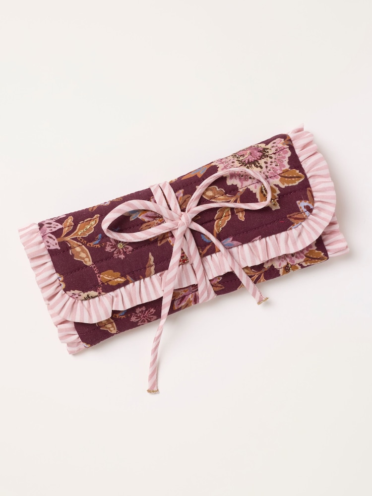 FatFace Floral Print Jewellery Wrap - Imagem 1 de 3 FatFace Floral Print Jewellery Wrap - Imagem 1 de 3