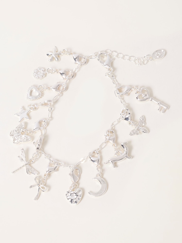 FatFace Silver Tone Charm Bracelet Advent Calendar - Image 3 of 3 FatFace Silver Tone Charm Bracelet Advent Calendar - Image 3 of 3