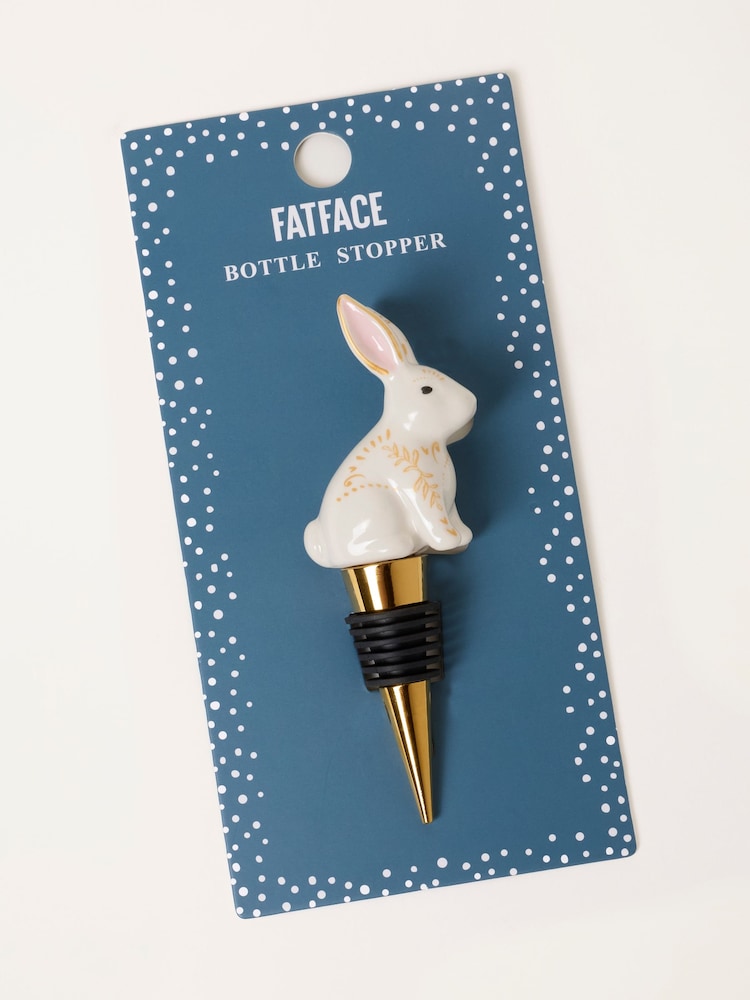 FatFace Hare Ceramic Bottle Stopper - Bild 1 von 3 FatFace Hare Ceramic Bottle Stopper - Bild 1 von 3