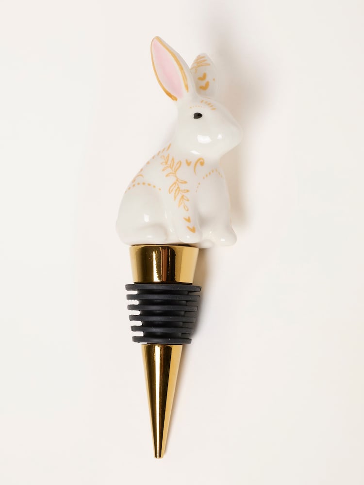 FatFace Hare Ceramic Bottle Stopper - Bild 2 von 3 FatFace Hare Ceramic Bottle Stopper - Bild 2 von 3