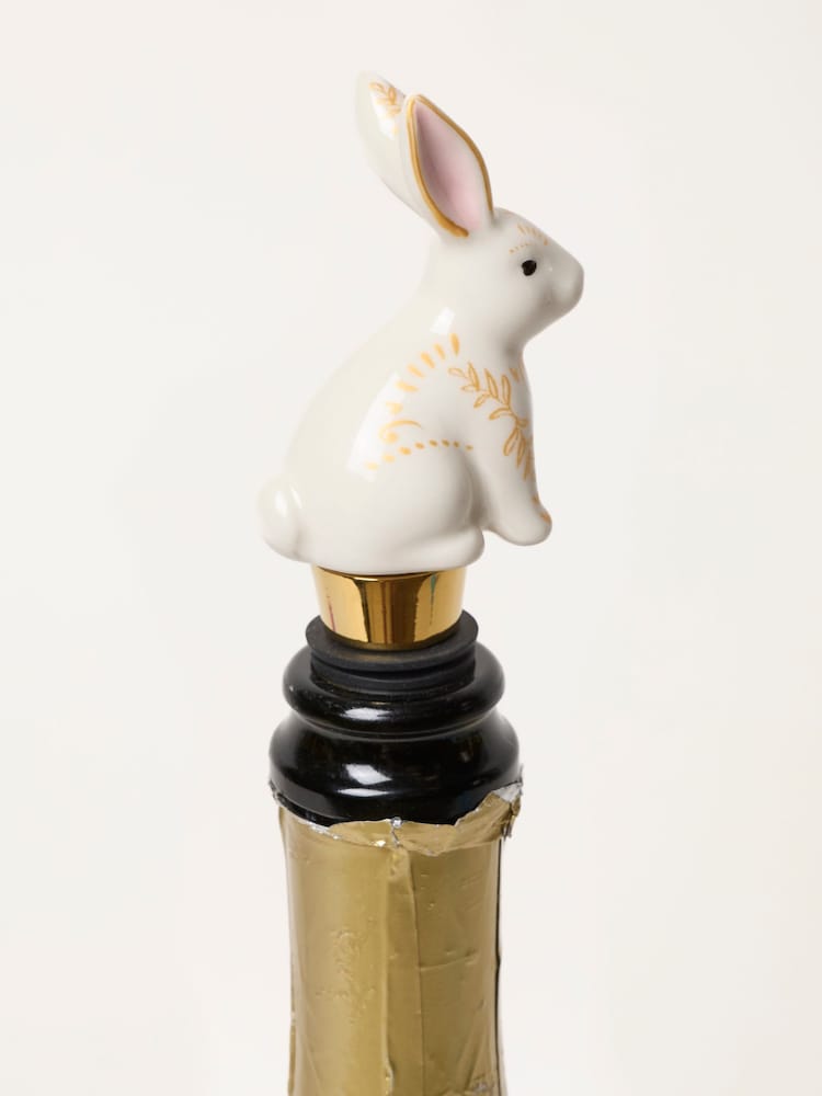 FatFace Hare Ceramic Bottle Stopper - Bild 3 von 3 FatFace Hare Ceramic Bottle Stopper - Bild 3 von 3