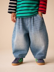 Mid Blue Tint Wide Barrel Jeans (3mths-7yrs) - Image 1 of 4