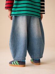 Mid Blue Tint Wide Barrel Jeans (3mths-7yrs) - Image 3 of 4