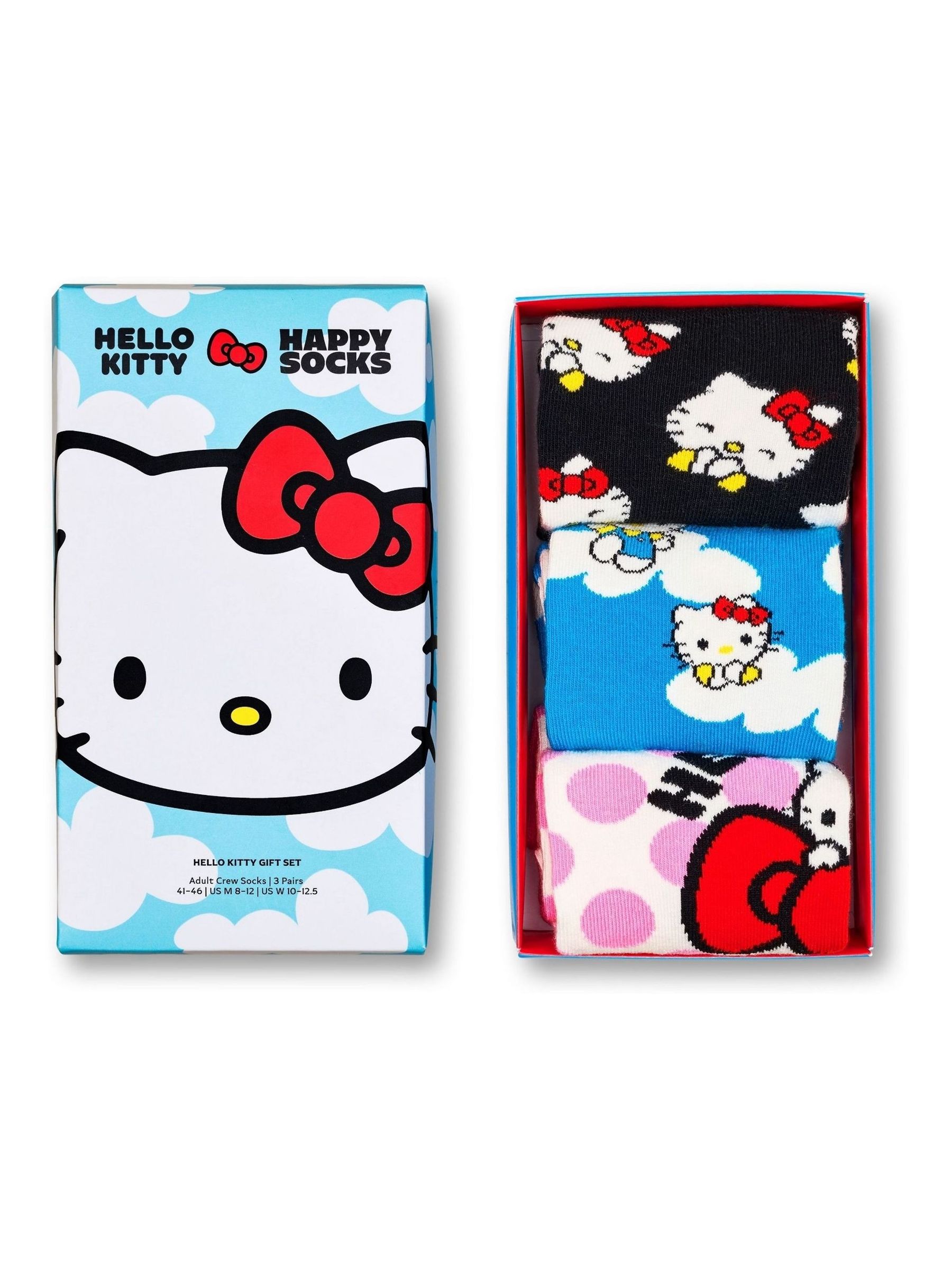 Buy Happy Socks Black Hello Kitty Socks 3 Pack from the Next UK