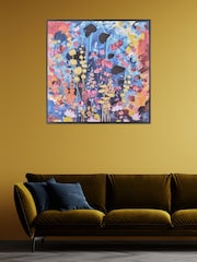 The Art Group Blue The Final Flush II Framed Canvas - Image 1 of 3