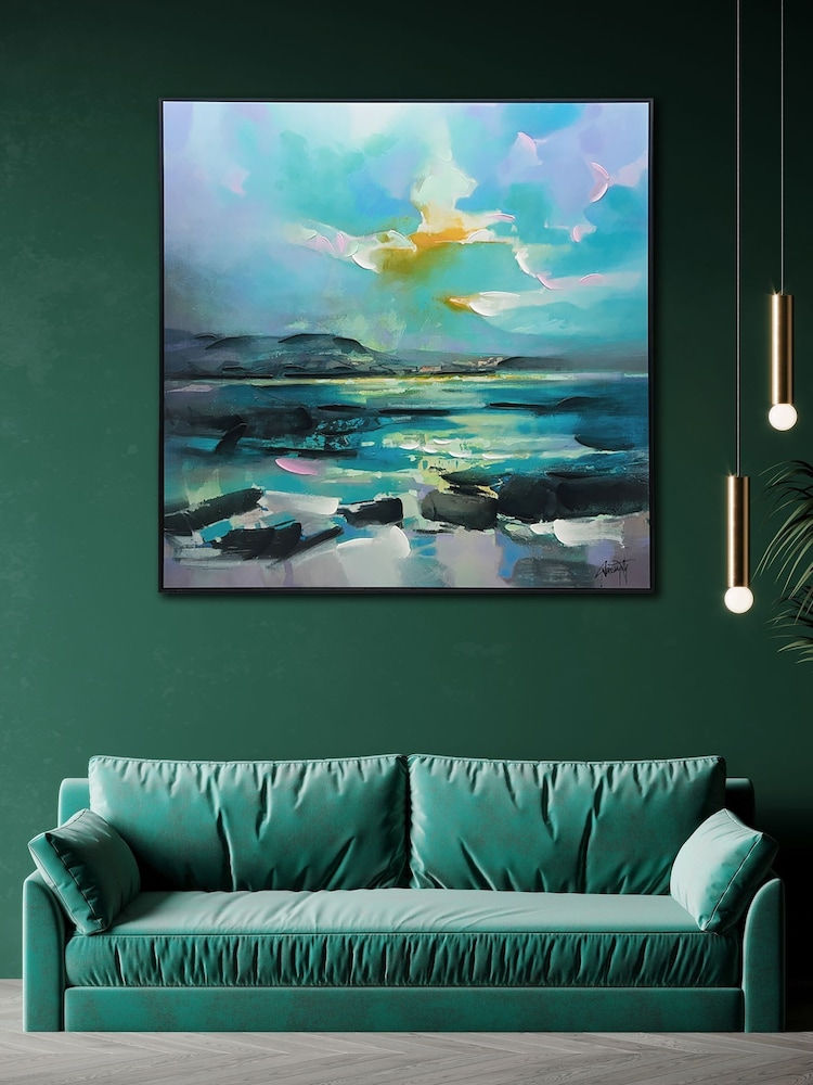 The Art Group Green Harris Awe Framed Canvas - Image 1 of 4 The Art Group Green Harris Awe Framed Canvas - Image 1 of 4