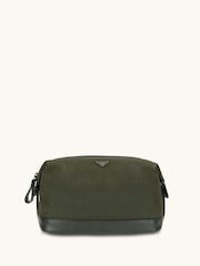 Apatchy The Cavendish Waxed Canvas & Leather Wash Bag - Imagen 1 de 4