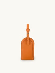 Apatchy Orange Leather Luggage Tag - Image 2 of 3