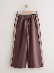 Chocolate Brown Pull On Wide Leg Trousers (3-16yrs) - Image 2 of 4