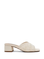 Steve Madden Cream Cinnamon Heeled Sandals - Image 1 of 6