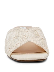 Steve Madden Cream Cinnamon Heeled Sandals - Image 3 of 6